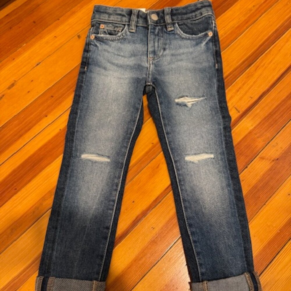 NWT DL1961 Harper Boyfriend Straight leg jeans, Boys 4T